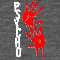Halloween Horror Psycho Hand Prints Toddler T-Shirt