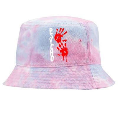 Halloween Horror Psycho Hand Prints Tie-Dyed Bucket Hat