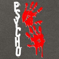 Halloween Horror Psycho Hand Prints Cotton Canvas Backpack