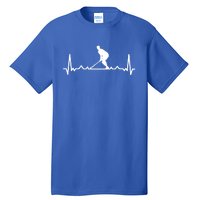 Heartbeat Hockey Player Field Hockey Hockey Stick Hockey Gift Tall T-Shirt