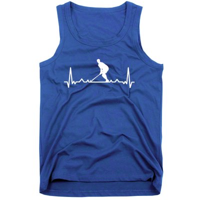 Heartbeat Hockey Player Field Hockey Hockey Stick Hockey Gift Tank Top