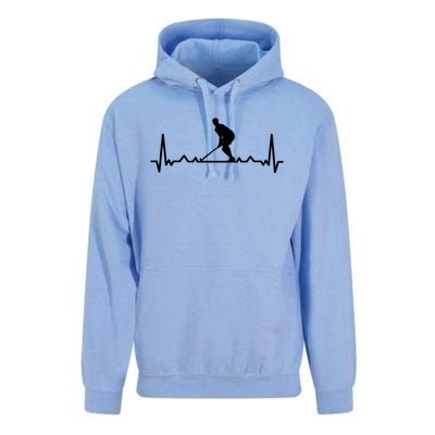 Heartbeat Hockey Player Field Hockey Hockey Stick Hockey Gift Unisex Surf Hoodie