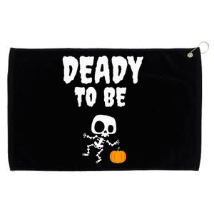 Hilarious Halloween Pregnancy Reveal Deady Excited! Grommeted Golf Towel