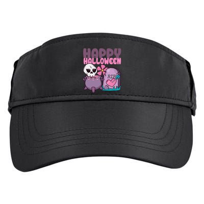 Happy Halloween Pink Cute Adult Drive Performance Visor
