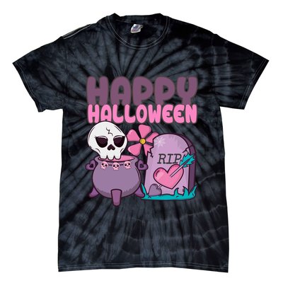 Happy Halloween Pink Cute Tie-Dye T-Shirt