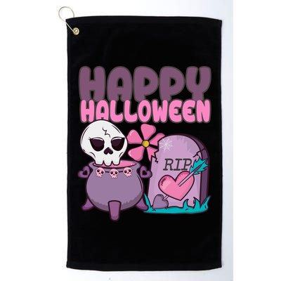 Happy Halloween Pink Cute Golf Towel