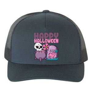 Happy Halloween Pink Cute Yupoong Adult 5-Panel Trucker Hat