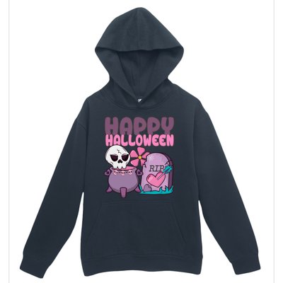 Happy Halloween Pink Cute Urban Pullover Hoodie