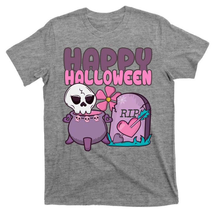 Happy Halloween Pink Cute T-Shirt