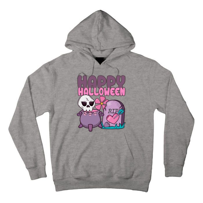 Happy Halloween Pink Cute Tall Hoodie