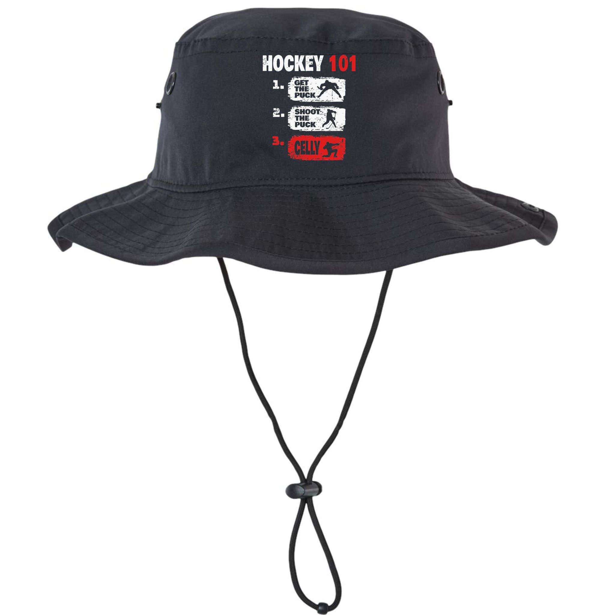 Hockey Hockey Player Funny Hockey Bucket Hat