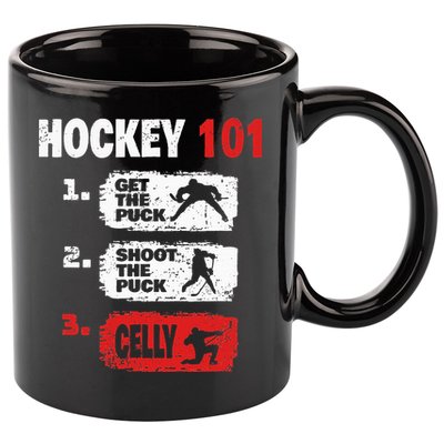 Hockey Hockey Player Funny Hockey 11oz C Handle Ceramic Mug