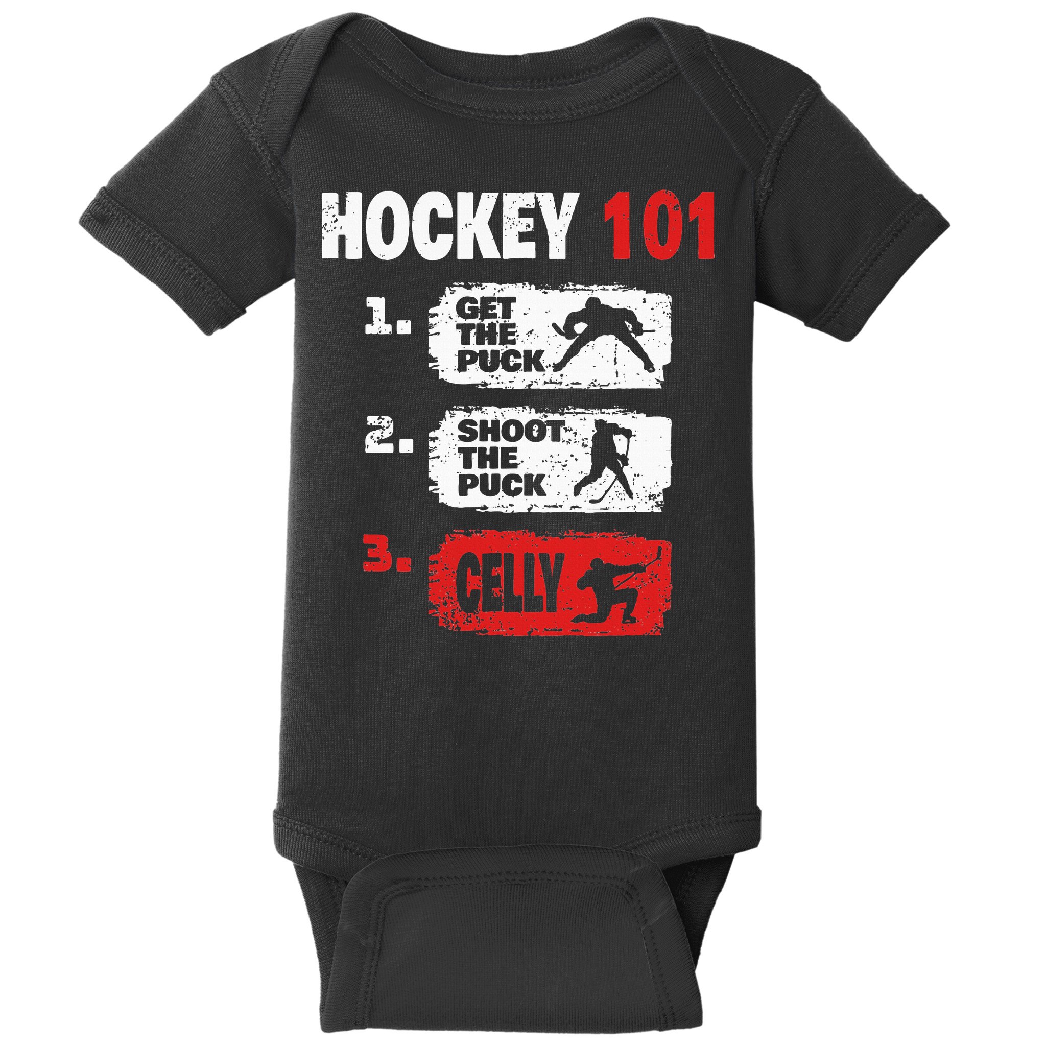 Hockey Hockey Player Funny Hockey Baby Bodysuit