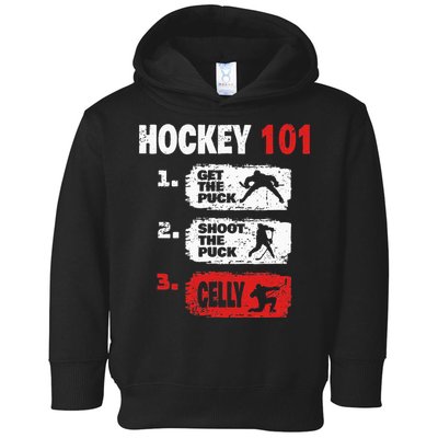 Hockey Hockey Player Funny Hockey Toddler Hoodie