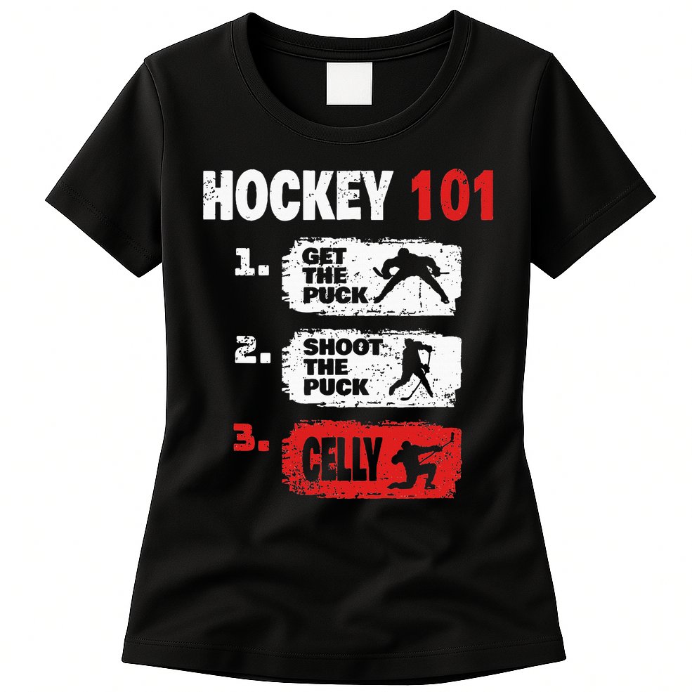 Hockey Hockey Player Funny Hockey Womens T-Shirt