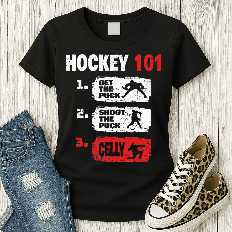 Hockey Hockey Player Funny Hockey Womens T-Shirt