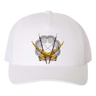 Hmong Hmoob Qeej Yupoong Adult 5-Panel Trucker Hat