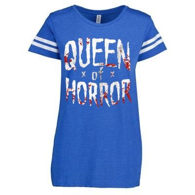 Halloween Horror Queen Funny Gift for Horror Movie Fans Enza Ladies Jersey Football T-Shirt