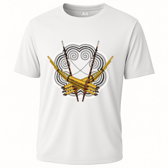 Hmong Hmoob Qeej Cooling Performance Crew T-Shirt
