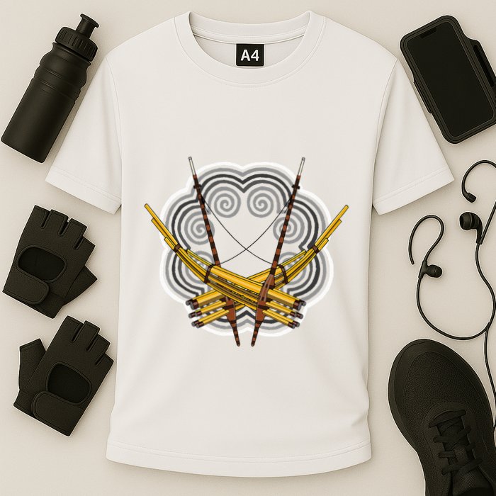Hmong Hmoob Qeej Cooling Performance Crew T-Shirt