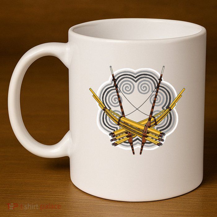 Hmong Hmoob Qeej 11oz C Handle Ceramic Mug