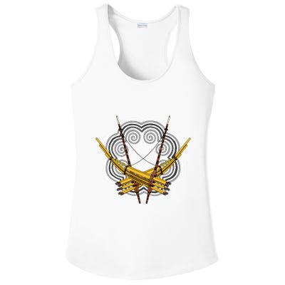 Hmong Hmoob Qeej Ladies PosiCharge Competitor Racerback Tank