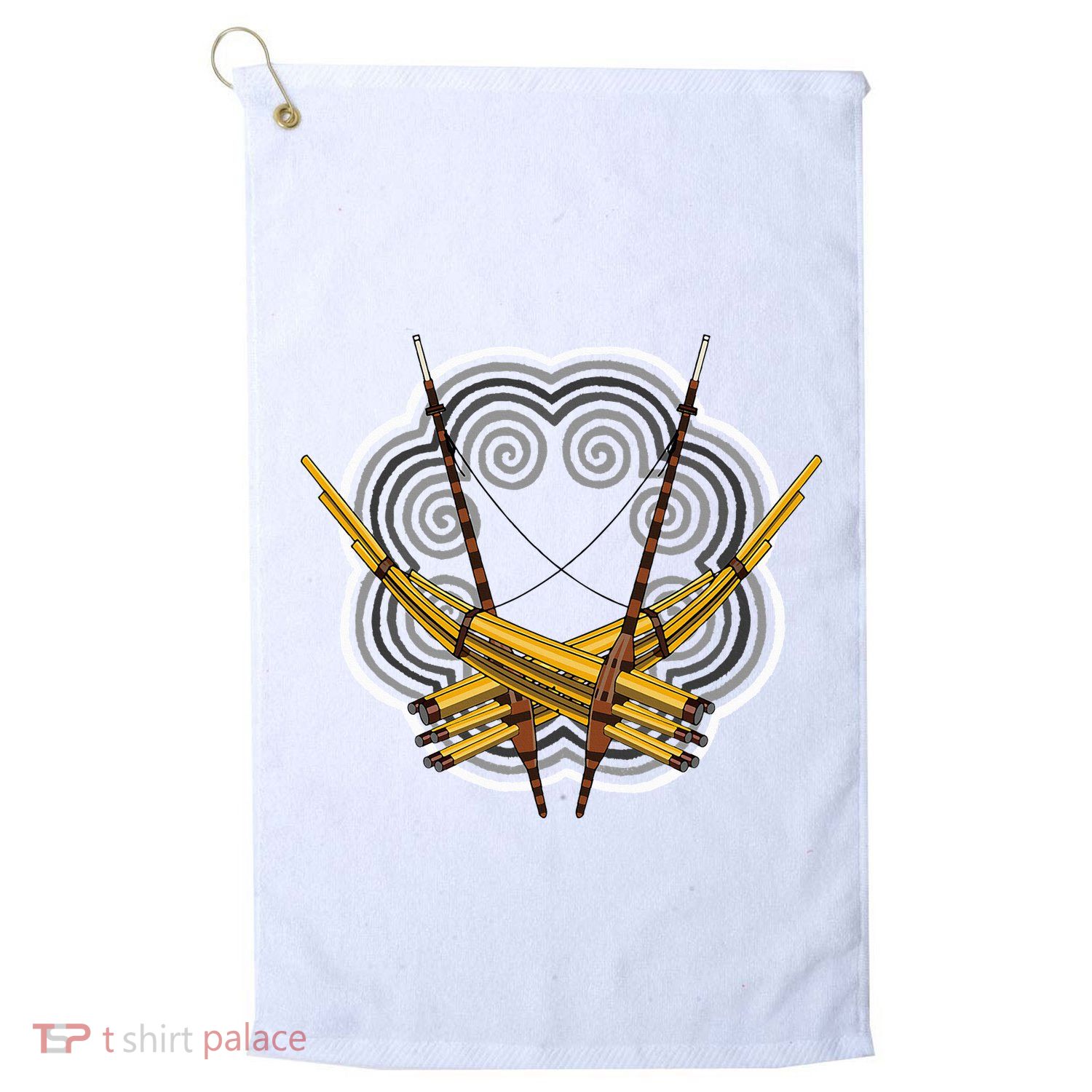 Hmong Hmoob Qeej Golf Towel