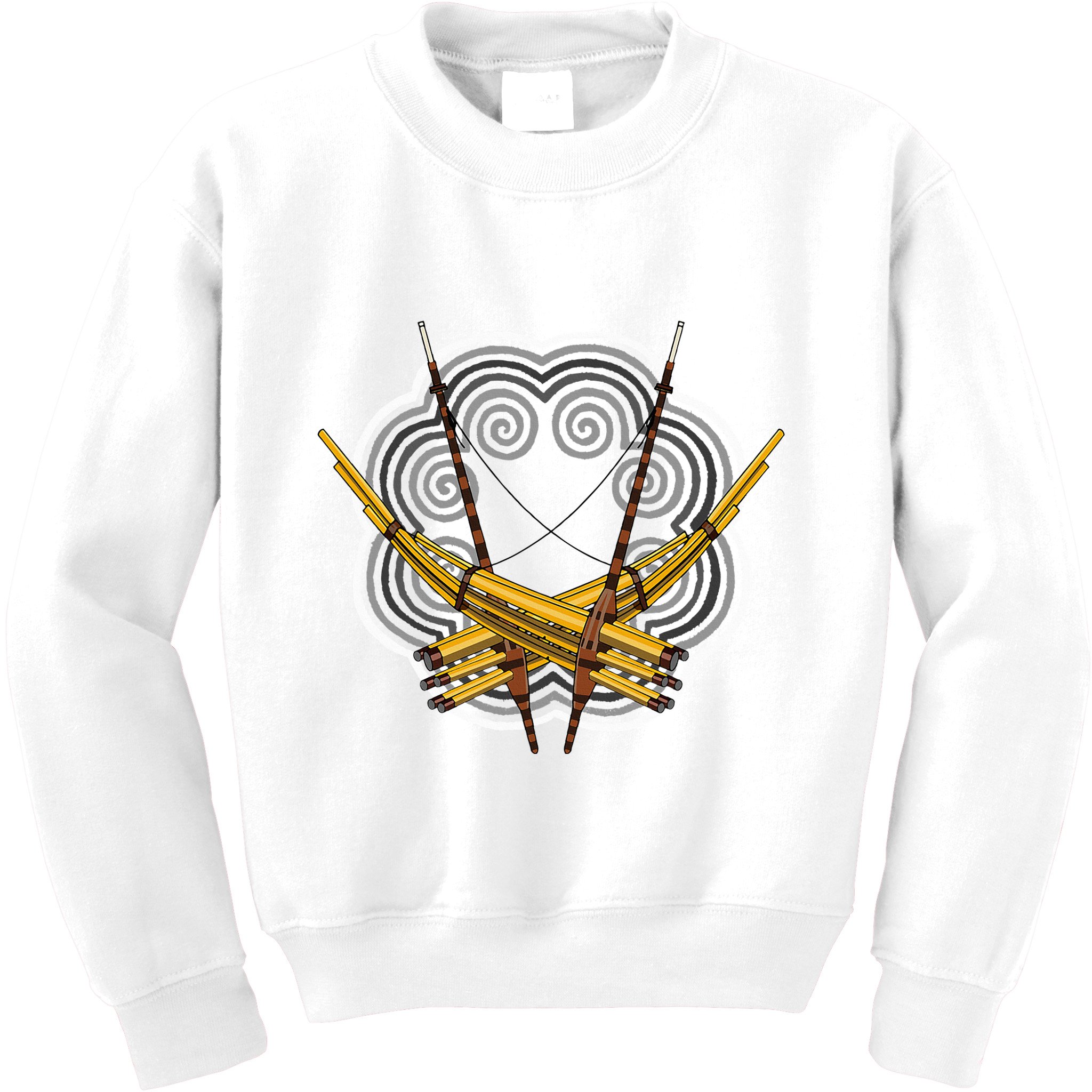 Hmong Hmoob Qeej Kids Sweatshirt