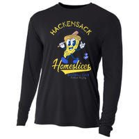 Hackensack Homeslices Retro Minor League Baseball Team Cooling Performance Long Sleeve Crew