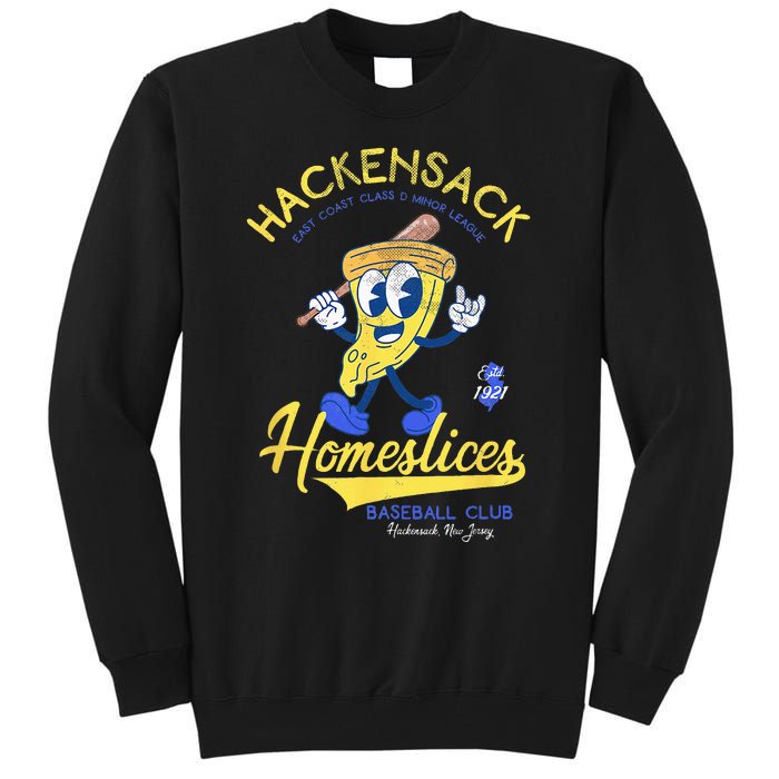 Hackensack Homeslices Retro Minor League Baseball Team Tall Sweatshirt