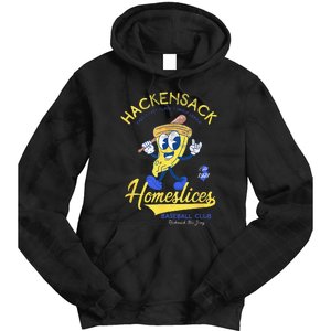 Hackensack Homeslices Retro Minor League Baseball Team Tie Dye Hoodie