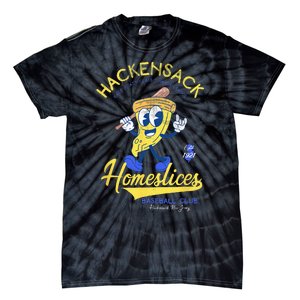 Hackensack Homeslices Retro Minor League Baseball Team Tie-Dye T-Shirt