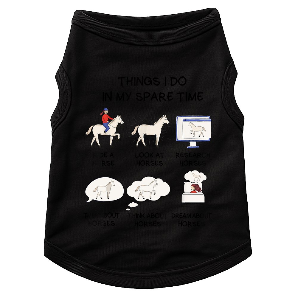 Horse Horse Riding Doggie Tank