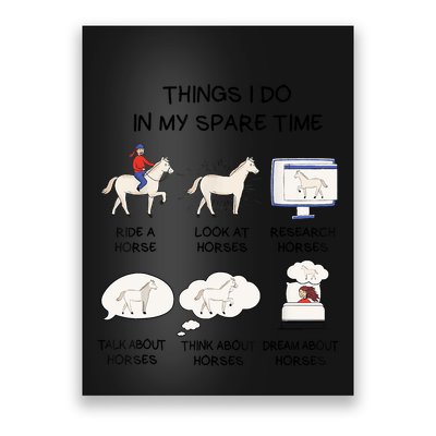 Horse Horse Riding Poster