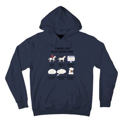 Horse Horse Riding Tall Hoodie