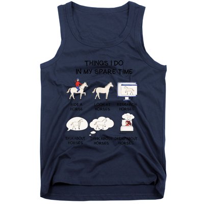 Horse Horse Riding Tank Top