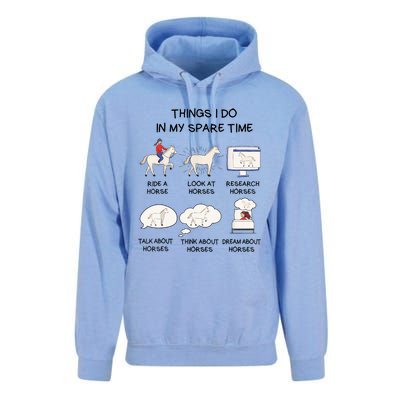 Horse Horse Riding Unisex Surf Hoodie