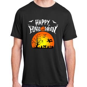 Happy Halloween Retro Adult ChromaSoft Performance T-Shirt