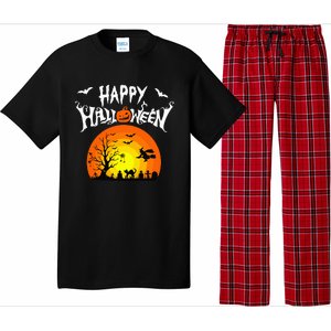 Happy Halloween Retro Pajama Set