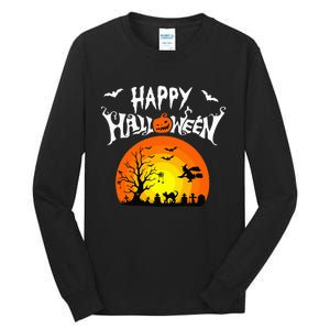 Happy Halloween Retro Tall Long Sleeve T-Shirt