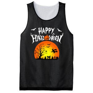 Happy Halloween Retro Mesh Reversible Basketball Jersey Tank