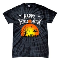 Happy Halloween Retro Tie-Dye T-Shirt