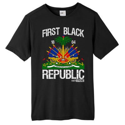 Haitian History Revolution Since 1804 First Black Republic Tall Fusion ChromaSoft Performance T-Shirt