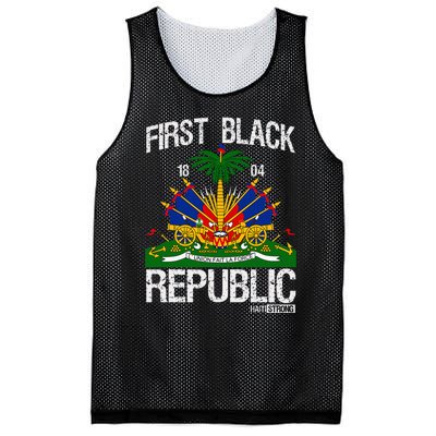 Haitian History Revolution Since 1804 First Black Republic Mesh Reversible Basketball Jersey Tank