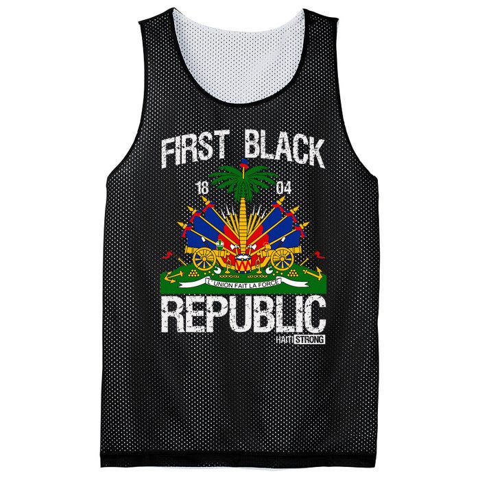 Haitian History Revolution Since 1804 First Black Republic Mesh Reversible Basketball Jersey Tank