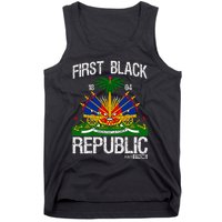 Haitian History Revolution Since 1804 First Black Republic Tank Top