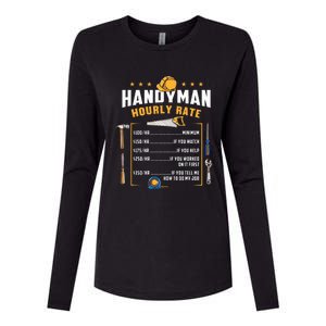 Handyman Hourly Rate Womens Cotton Relaxed Long Sleeve T-Shirt