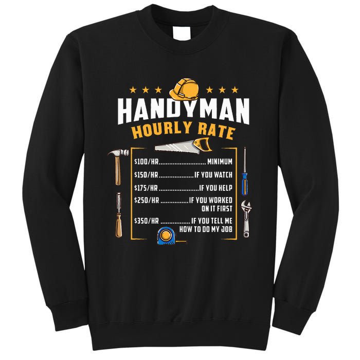 Handyman Hourly Rate Sweatshirt