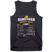 Handyman Hourly Rate Tank Top