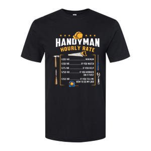 Handyman Hourly Rate Softstyle CVC T-Shirt